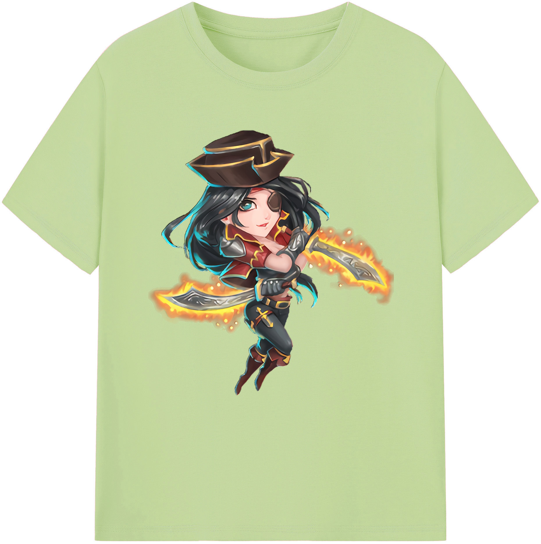 リーグ・オブ・レジェンド League of Legends LOL 綿100％半袖Tシャツ（フロントプリント）